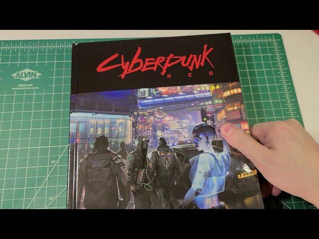 Cyberpunk Red Core Book Unboxing and Flip-Through