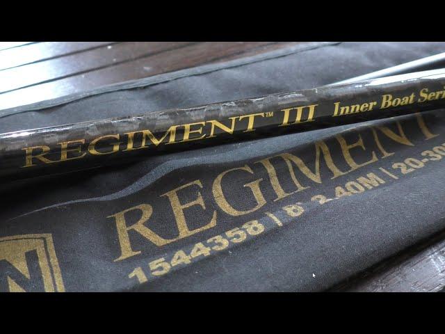 Обзор спиннинга PENN REGIMENT III 2,4m до 30lb - спиннинг для ТРОЛЛИНГА (серия Inline)