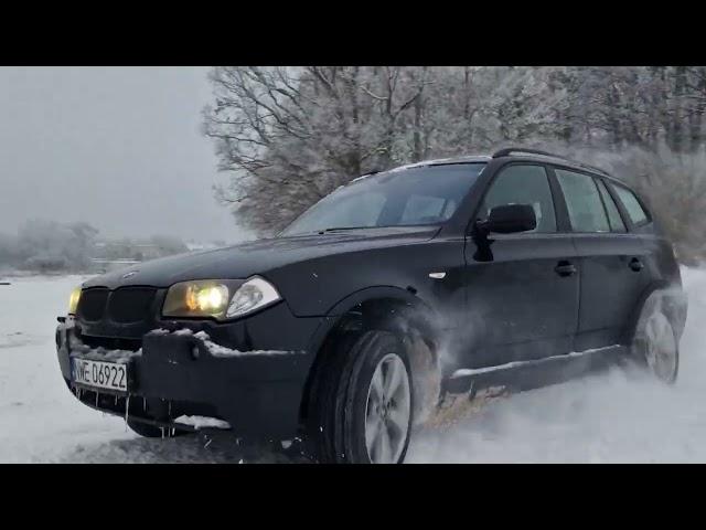 BMW X3 e83 3.0d GM 204KM snow patrol Mazury xdrive power off road   bialy 4wD