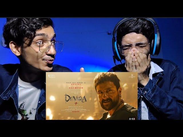 Saif Ali Khan Is Bhaira Reaction | Glimpse | Devara Part - 1 | NTR | Janhvi | Koratala Siva | Anirud