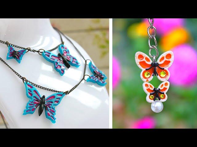 4 Most Amazing DIY ideas from epoxy resin/ cutest jewelry DIY/ Fancy resin ideas