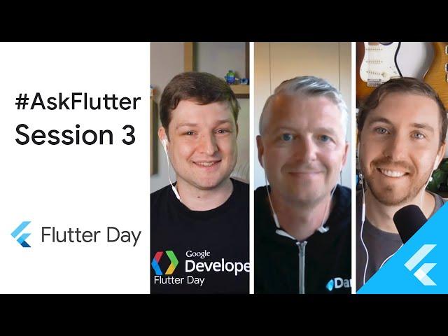 #AskFlutter at Flutter Day: Session 3