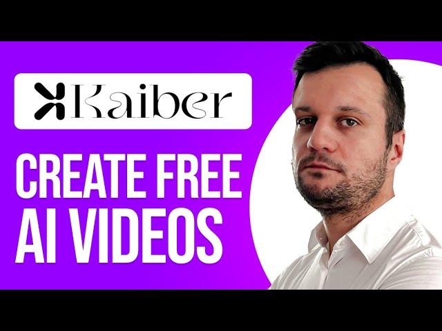 Kaiber AI Tutorial For Beginners | How To Use FREE AI Video Generator (2024)