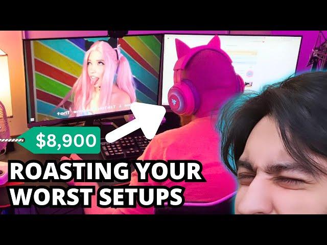 ROASTING (AND FIXING) WORST DESK SETUPS! [DESK SETUP TIPS AND TRICKS FOR 2024!]