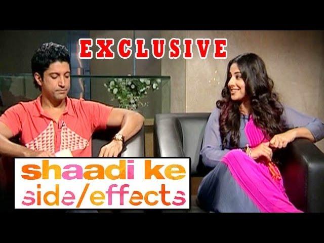 Shaadi Ke Side Effects | Vidya Balan & Farhan Akhtar Exclusive Interview