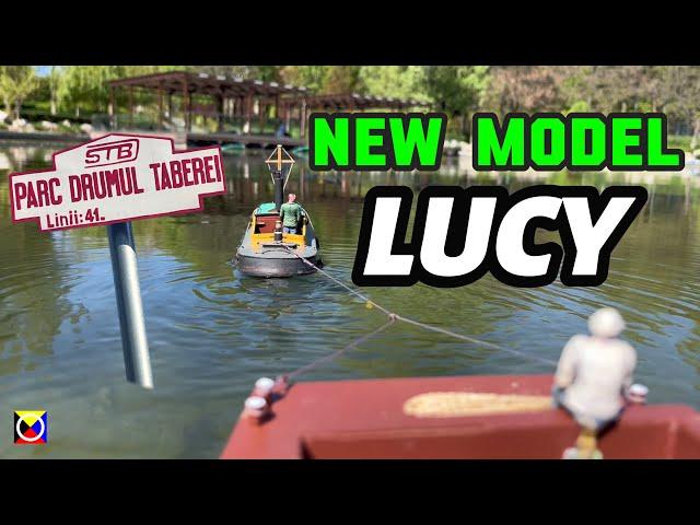 Rc tugboat (opduwer) Lucy scale 1/33 scratch build