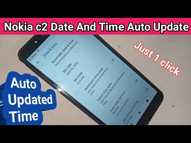 Nokia c2 Date and Time Automatic Update