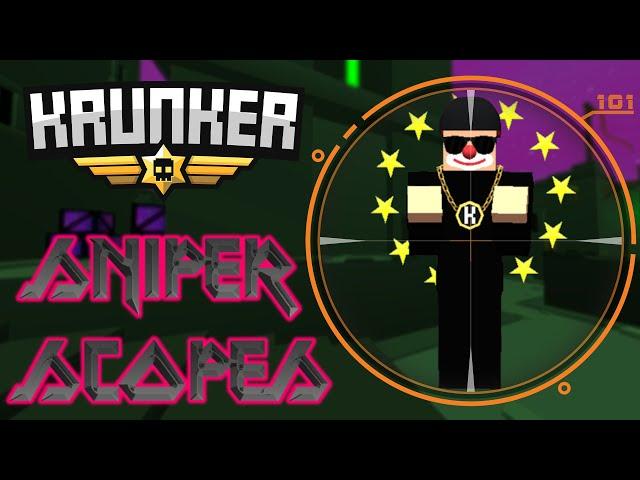 Top 10 best Sniper Scopes in Krunker | EPTM Clan | Krunker Asia