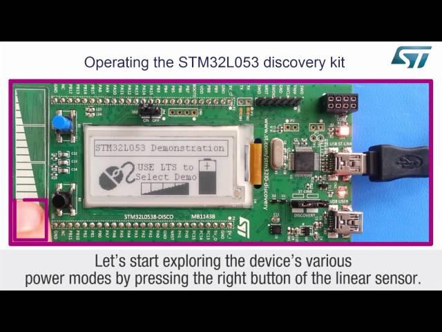 Getting started with STM32L0 discovery kit