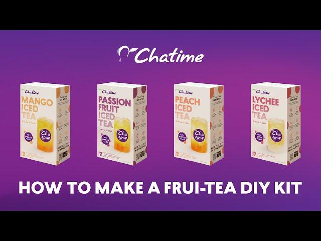 How To DIY Your Chatime Frui-Tea