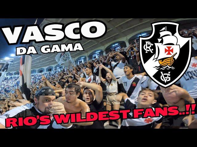 This is São Januário - the home of Rio's wildest fans of Vasco da Gama...!