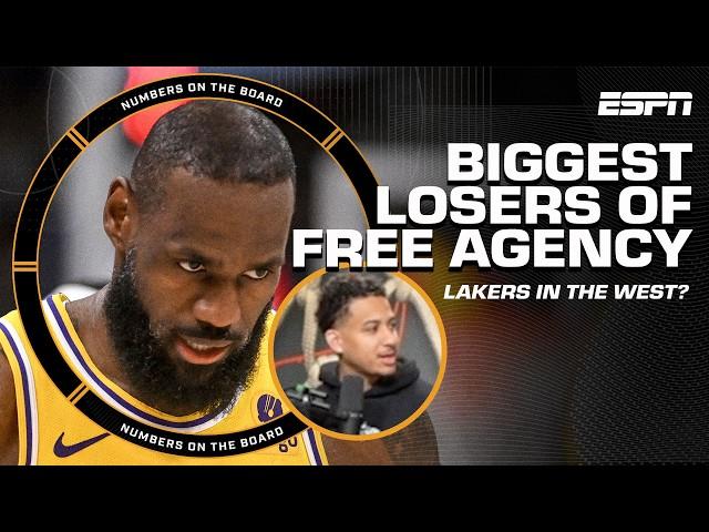 Who are the LOSERS of FREE AGENCY so far?  Pierre says the Lakers  | Numbers on the Board