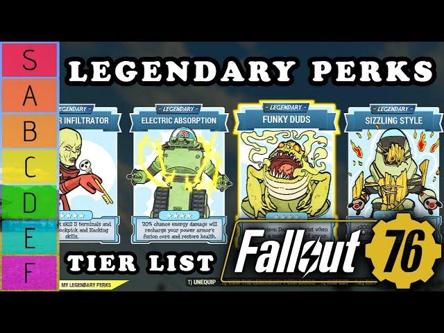 The Best Legendary Perks - Tier List & Guide - Fallout 76