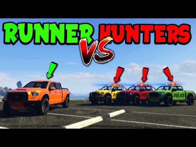 Caracara 4x4 vs Caracara COP CARS! | GTA 5 Manhunt