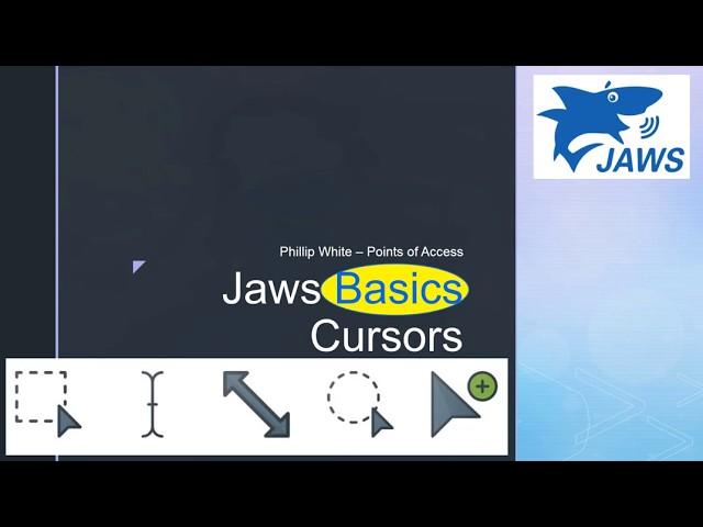 Jaws Basics for Beginners Part 2 The Cursors