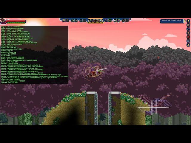 Universal Winged Flight Tech - Debug mode demo