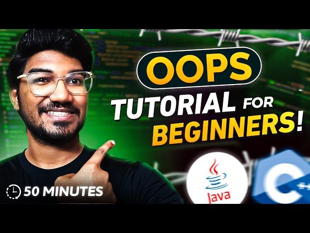 OOPs Complete Tutorial for Beginners | Simplest OOPs Full Course | C++ & Java | Tamil