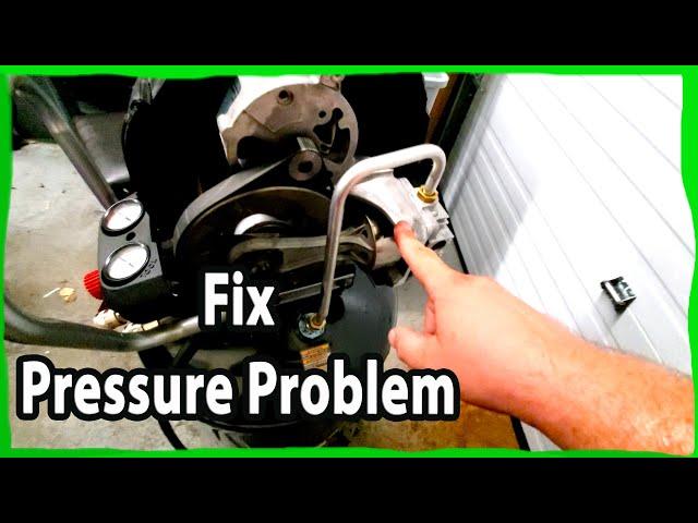 How To Fix Husky C303H Air Compressor Not Building Pressure Problem