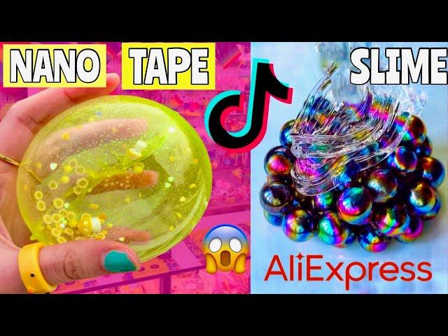 Testing VIRAL NANO TAPE, SLIME & TIKTOK HACKS + PRODUCTS from AliExpress! 🫧 *highly satisfying*