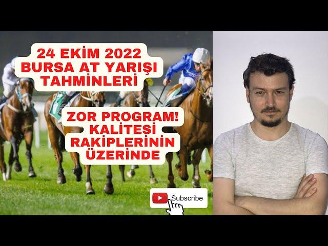 24 EKİM 2022 BURSA AT YARIŞI TAHMİNLERİ