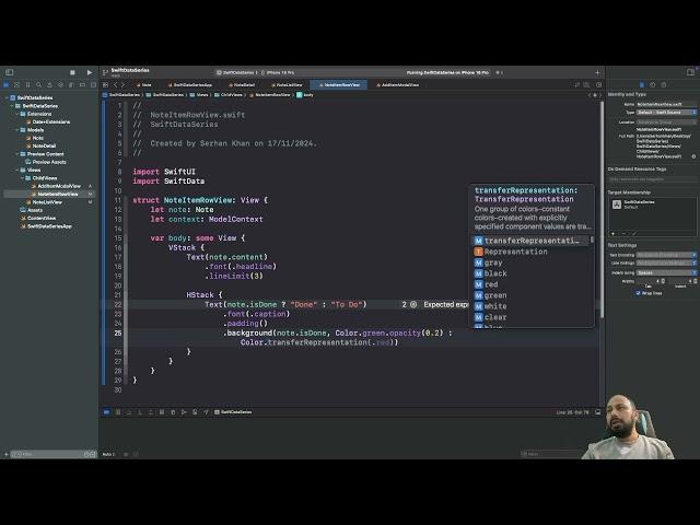 SwiftData Series Episode 3 || SwiftUI || SwiftData || RelationShips || UX & UI