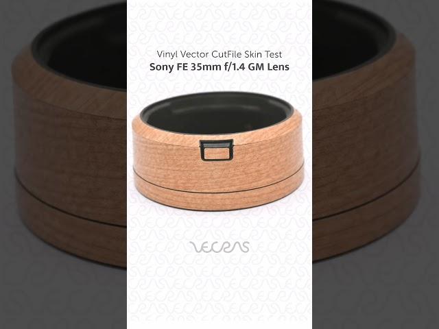 Sony FE 35mm f1 4 GM Lens Template for Vinyl Skin Cutting by VecRas