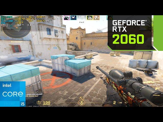 Counter-strike 2 : RTX 2060 6GB + i5-12400F