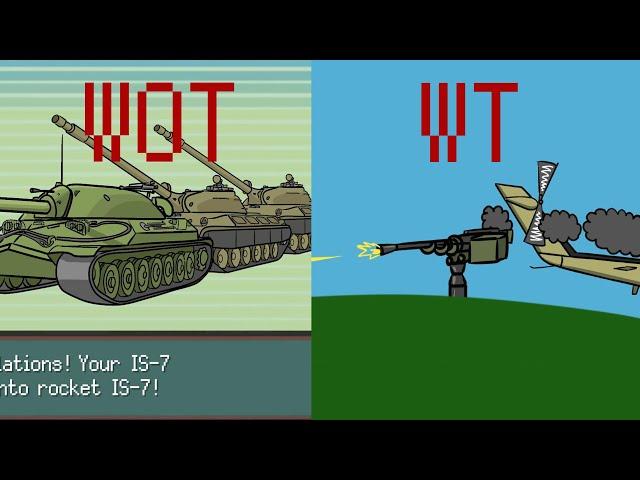 Is-7 in wot and warthunder