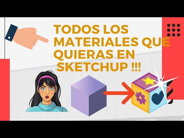 HACER NUEVOS MATERIALES EN SKETCHUP