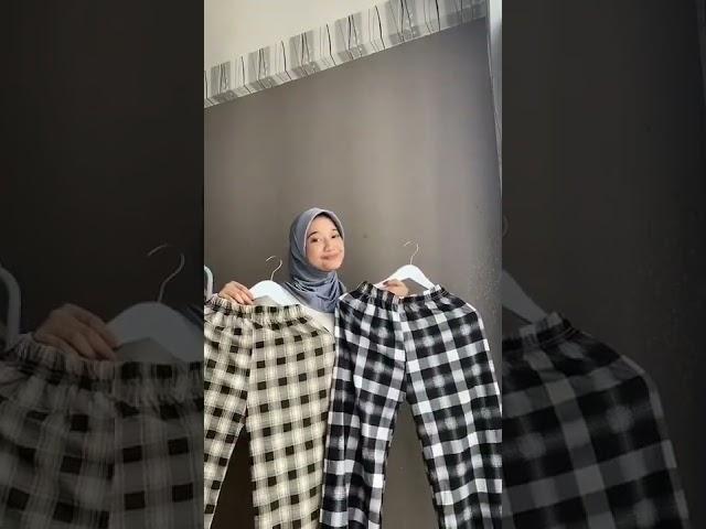 rekomendasi kulot tartan #shorts #shopeehaul #ootd #fashion