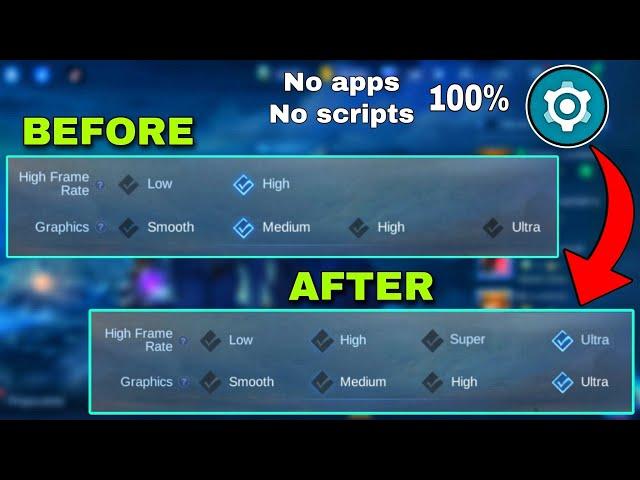 How to Get ULTRA REFRESH RATE Settings in Mobile Legends