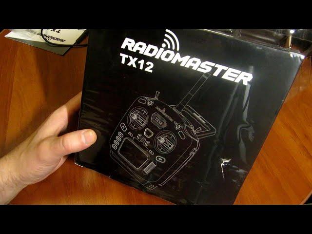 Radiomaster TX12 - превзошел все ожидания! Unboxing и первое впечатление, обзор (rus)