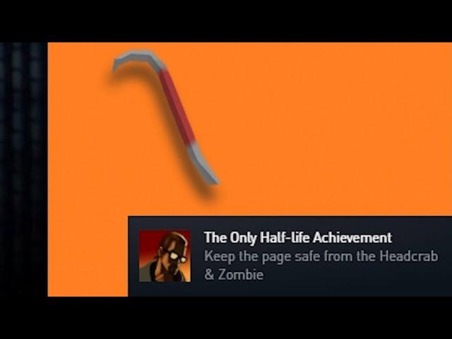 Half-Life 25th Anniversary Website 100% Completion