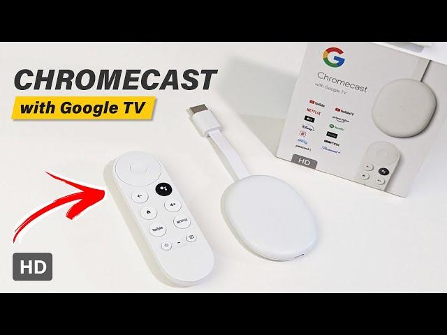 Chromecast with Google TV (HD) Streaming Stick - Unboxing & Hands-On Review!