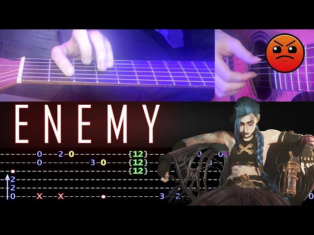 How to play 'Enemy (ost Arcane)' Guitar Tutorial [TABS] Fingerstyle