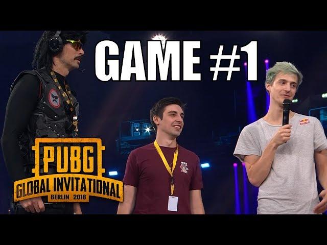 PUBG PGI ▪  Doc/Shroud Squads GAME #1 ▎Charity Showdown ▎