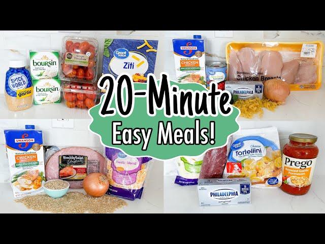 5 of the BEST 20 Minute Dinners! | fast & EASY Tasty Family Meals! | Cooking Channel / Julia Pacheco