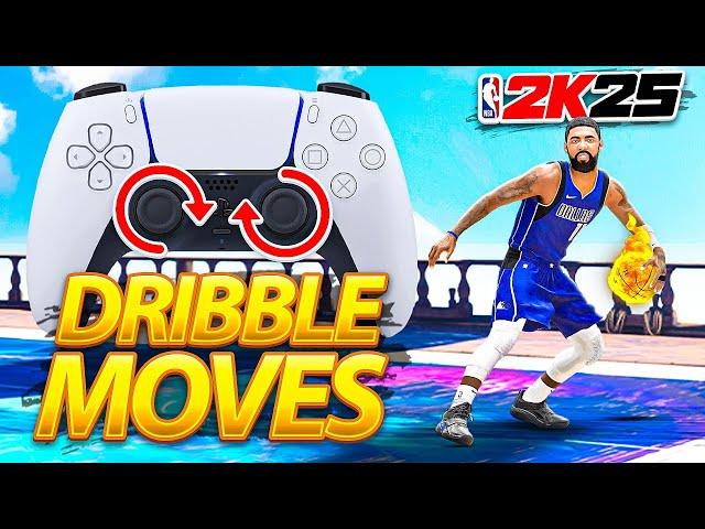 NBA 2K25 BEST DRIBBLE TUTORIAL for BEGINNERS w/ HANDCAM - BEST DRIBBLE MOVES in NBA 2K25!