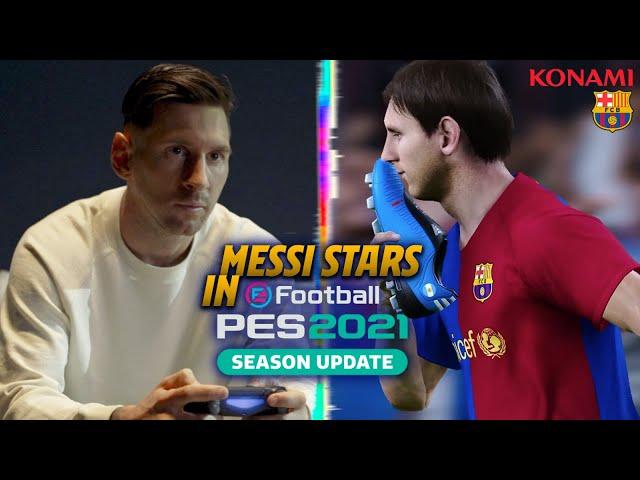   MESSI MEETS YOUNGER SELF in new PES 2021 OFFICIAL TRAILER