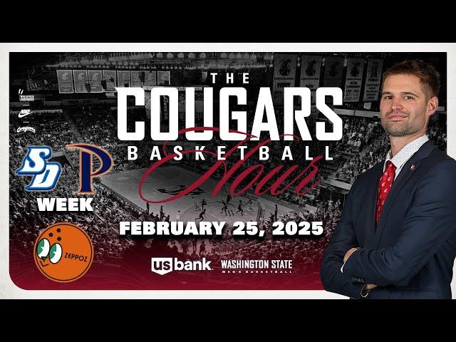 WSU MBB: The Cougar Basketball Hour with David Riley | San Diego/Pepperdine Week | 2/25/25