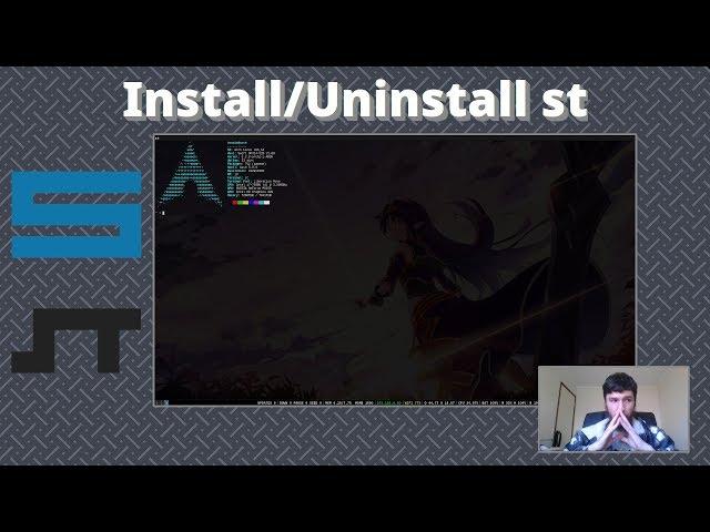 Install/Uninstall Suckless Simple Terminal (st)