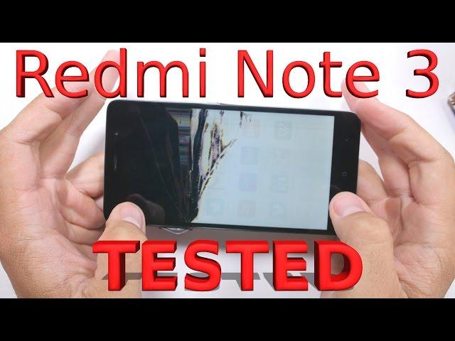 Redmi Note 3 - Durability Video - Scratch, Burn, Bend Test