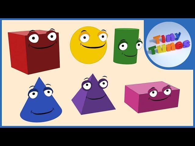 3D Shapes For Kids | Tiny Tunes