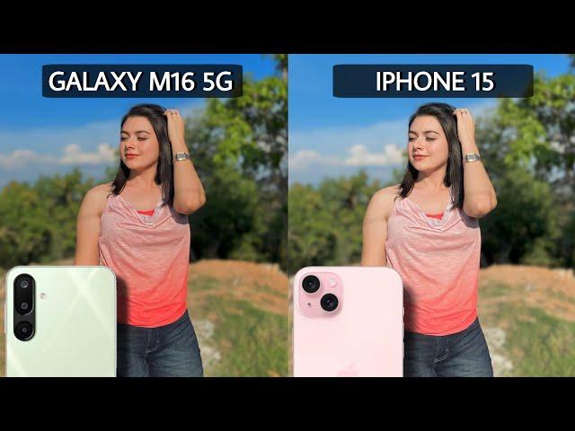 Samsung Galaxy M16 5G Vs iPhone 15 Camera Test Comparison