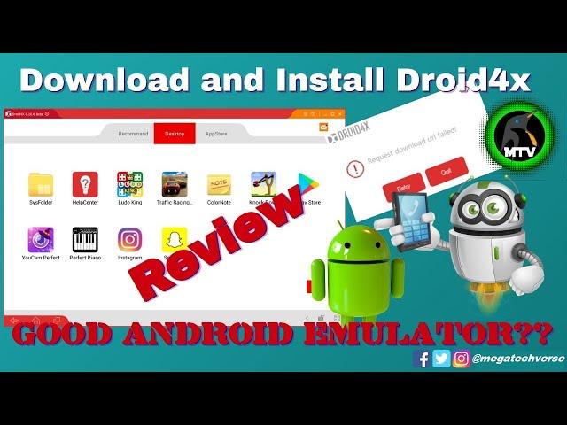 Droid4X - Android Emulator For Low-End PC Download Install And Honest Review | Really Best Emulator?