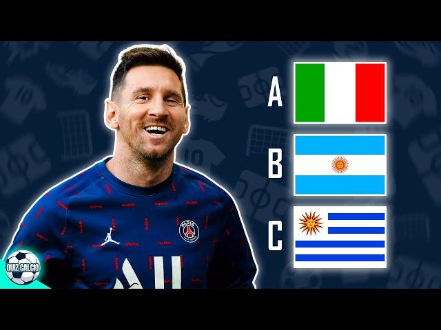 Indovina la Nazionale del Calciatore | Quiz Calcio