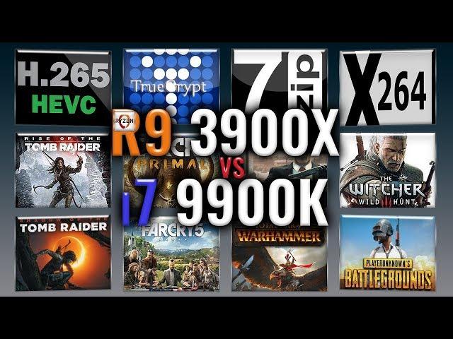 Ryzen 9 3900X vs i9 9900K Benchmarks | Test Review | Comparison | Gaming | 13 Tests