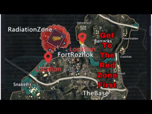 Get to the radiation zone first ( almost every game) - Pubg Metro Royale