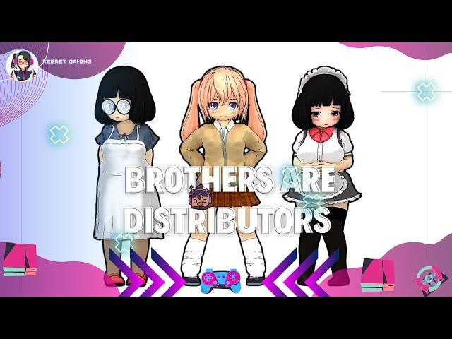 Playing Games With Beautiful Girls. Brothers are Distributors (PC Game play)