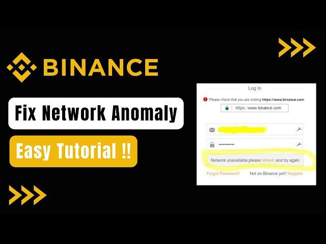 How To Fix Binance Network Anomaly - Fix Binance Network Connection Error (Quick & Easy)